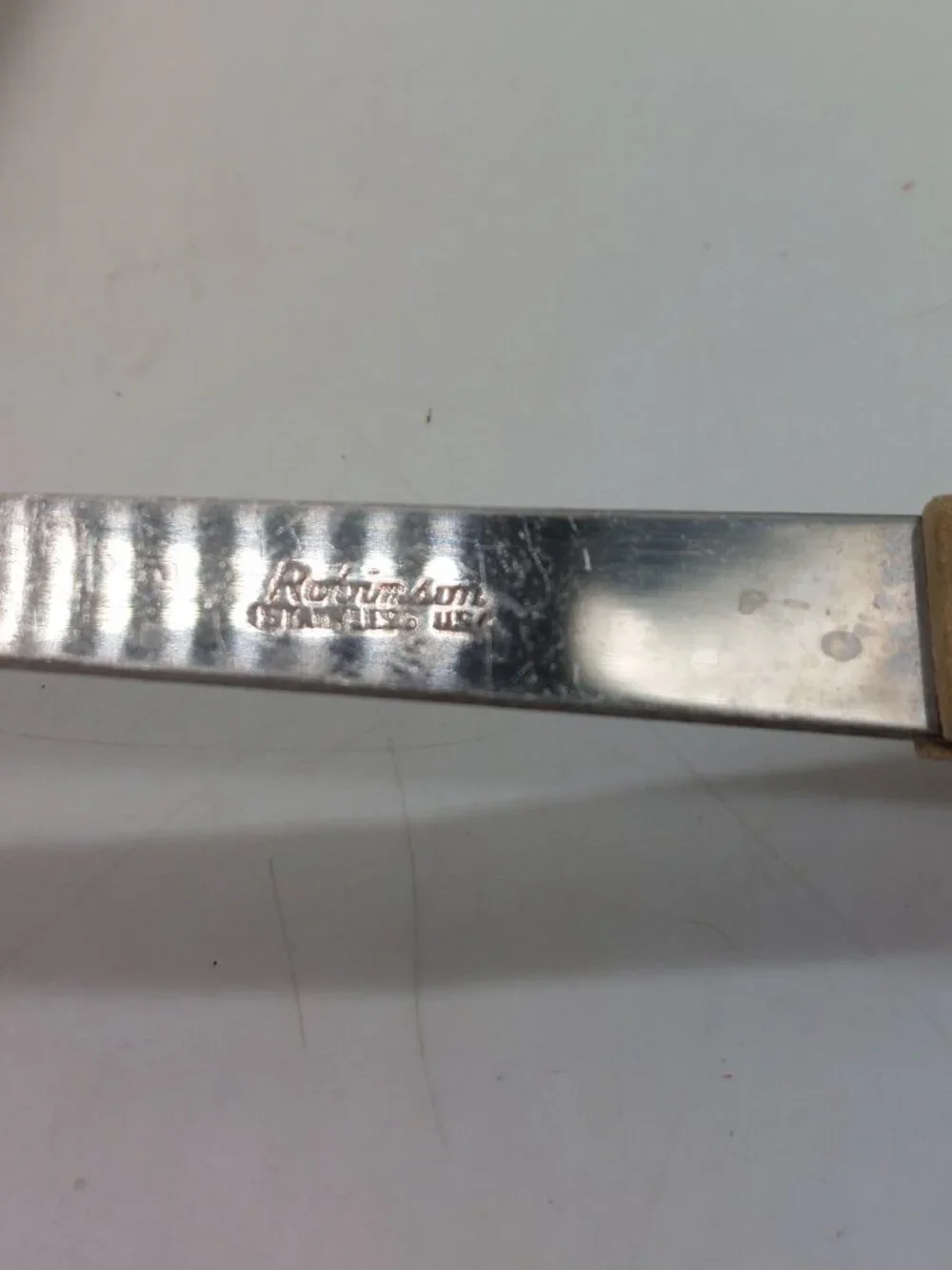Robinson Knife CO USA Spoons Wood Handle 12